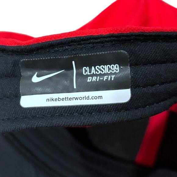 Georgia Bulldogs Hat Flex S/M Red Nike Dri Fit Classic99 Men’s Lightweight NWOT - Picture 8 of 9